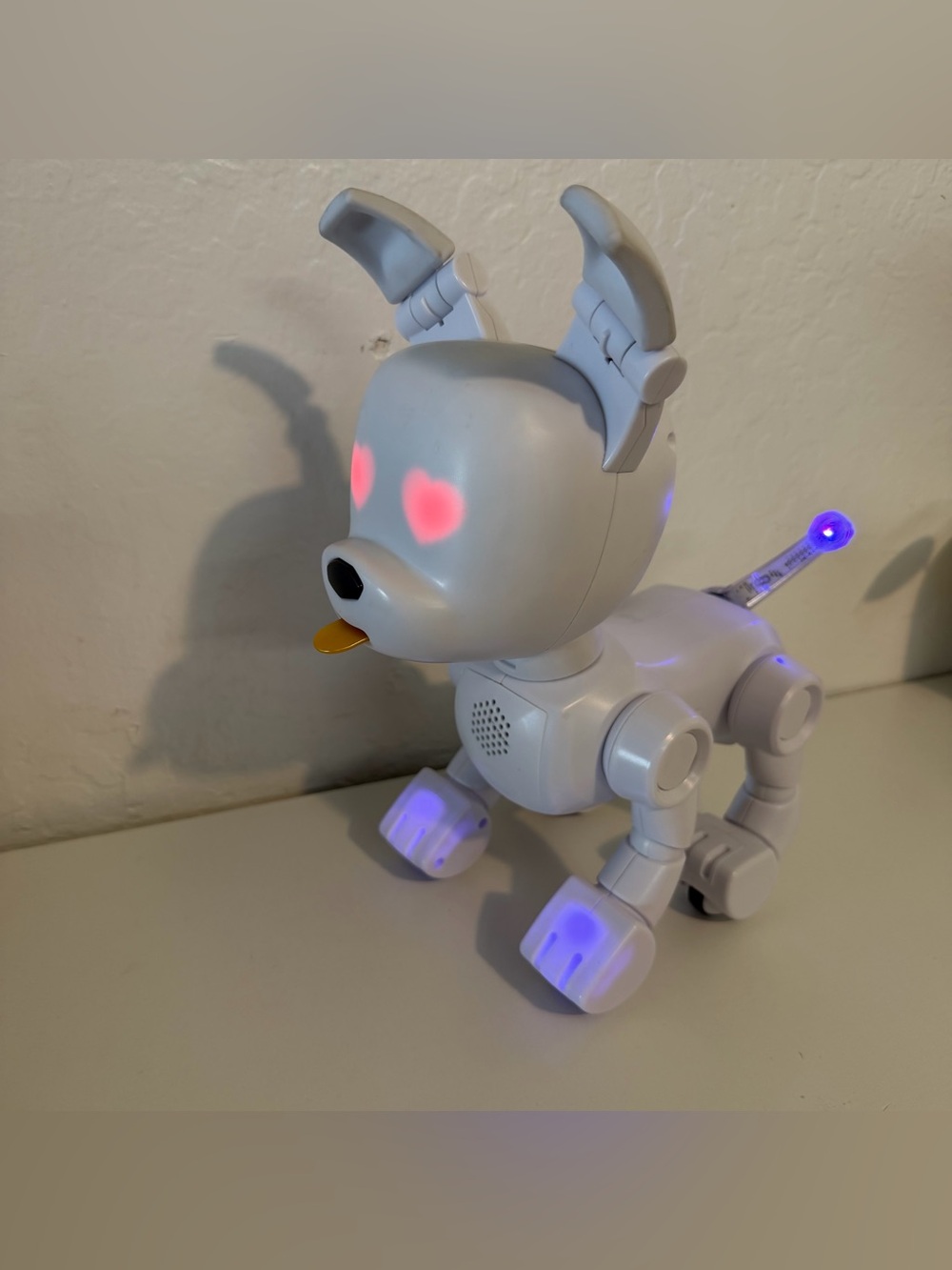 Dog-E Interactive Robot Dog with Colorful LED Lights, 200+ Sounds & Reactions